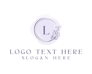 Event - Floral Event Wedding Watercolor logo design