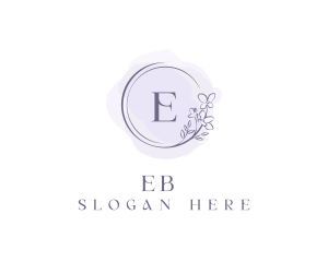 Wedding - Floral Event Wedding Watercolor logo design