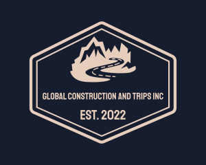 Trip - Mountain Outdoor Travel logo design