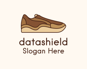 Brown Sneakers Footwear Logo