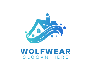 House Water Splash Logo