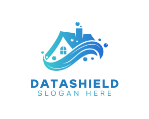 House Water Splash Logo