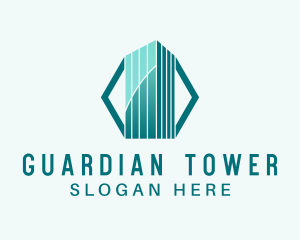 Elegant City Skyscraper logo design