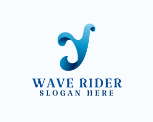 Surfer - Beach Resort Water Wave logo design