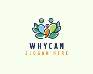 Colorful Family Wreath  Logo