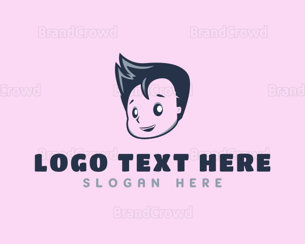 Modern Retro Boy Logo