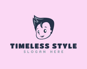 Modern Retro Boy logo design