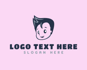 Icon - Modern Retro Boy logo design