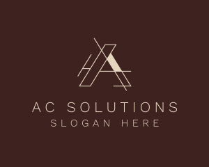 Luxury Apparel Letter A  logo design