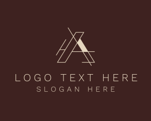 Glam - Luxury Apparel Letter A logo design