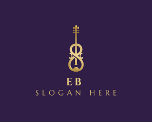 Classic - Luxury Music Violin logo design