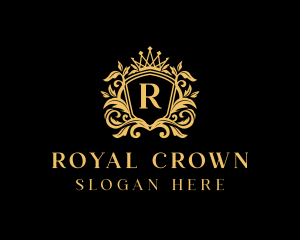 Royal Crown Crest logo design