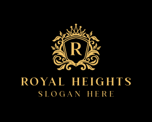 Royal Crown Crest logo design