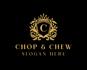 Spa - Royal Crown Crest logo design