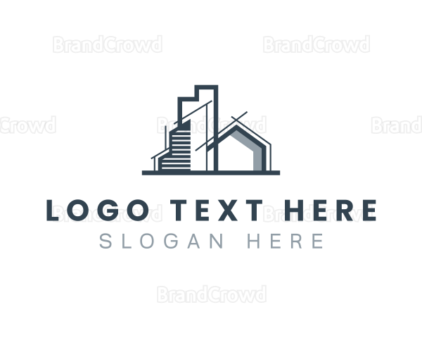 Home Building Structure Logo