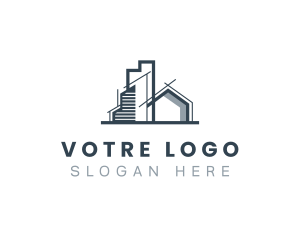 Home Building Structure Logo