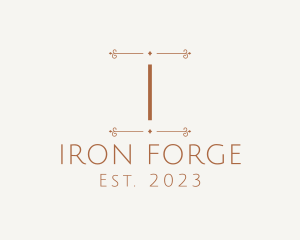 Luxurious Wrought Iron Bars logo design