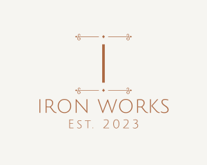 Luxurious Wrought Iron Bars logo design