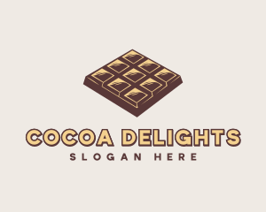 Chocolate Bar Candy logo design