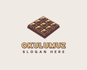 Nougat - Chocolate Bar Candy logo design