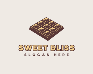 Chocolatier - Chocolate Bar Candy logo design