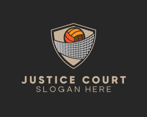 Court - Volleyball Team Tournament logo design