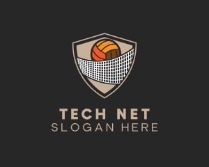 Net - Volleyball Team Tournament logo design