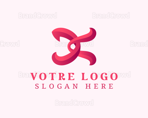 Fashion Lace Ribbon Logo