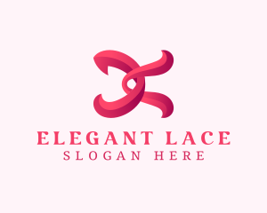 Lace - Fashion Lace Ribbon logo design