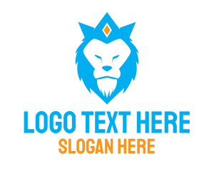 Jewelery - Blue Lion Crown logo design
