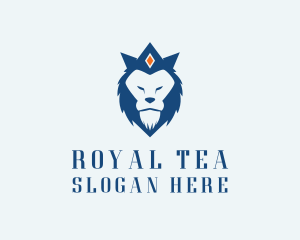 Royal Lion Crown logo design