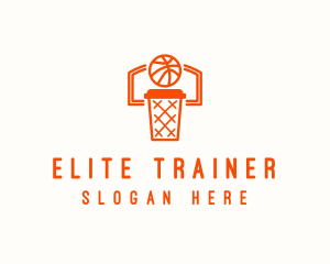 Basketball Hoop Drink  logo design