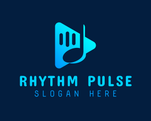 Beats - Music Note Equalizer logo design