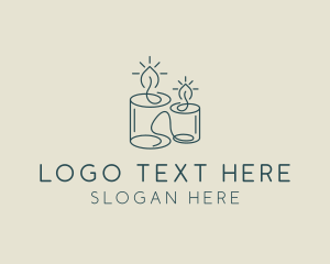 Artisanal - Candle Home Decor logo design