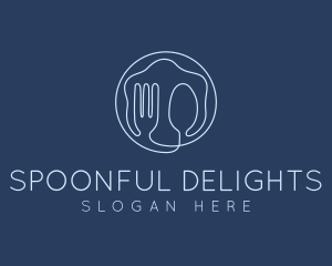 Spoon - Fork Spoon Utensils logo design