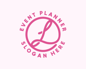 Perfume - Pink Business Letter L logo design