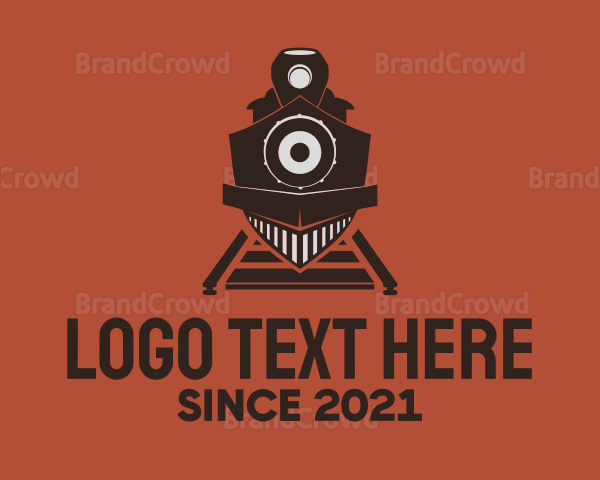 Vintage Train Station Logo