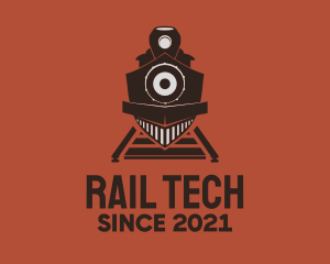 Vintage Train Station logo design