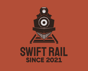 Rail - Vintage Train Station logo design