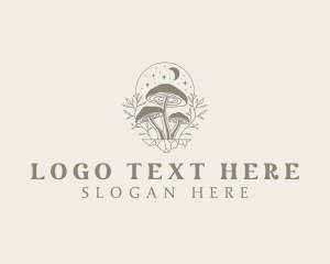 Gardening - Holistic Mushroom Dispensary logo design