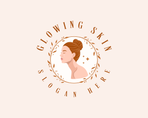 Skincare Female Beauty logo design