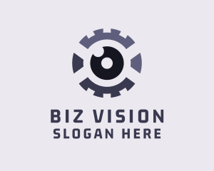 Industrial Camera Lens logo design