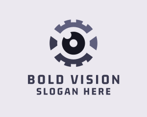 Industrial Camera Lens logo design