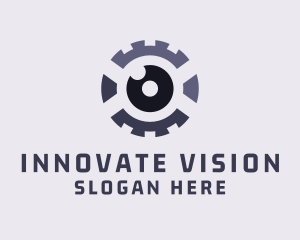 Industrial Camera Lens logo design