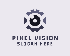 Industrial Camera Lens logo design