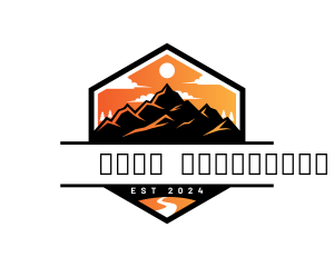 Campsite - Outdoor Mountaineering Adventure logo design