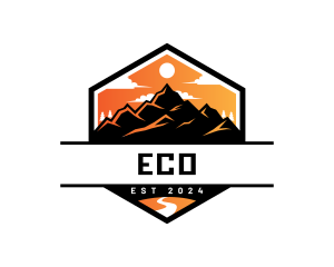 Mountain Climbing - Outdoor Mountaineering Adventure logo design