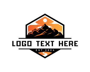 Ridge - Outdoor Mountaineering Adventure logo design