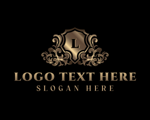 Deluxe Ornamental Crest logo design