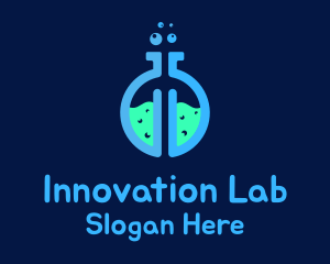 Laboratory - Split Science Laboratory logo design